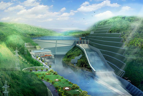 南岗老挝南塔河1号水电站项目